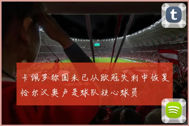 卡佩罗称国米已从欧冠失利中恢复恰尔汉奥卢是球队核心球员